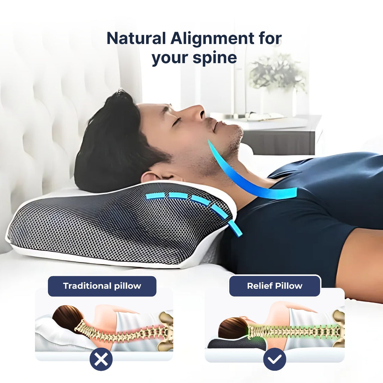 Calmora™ — The Orthopedic Pillow That Changes Everything