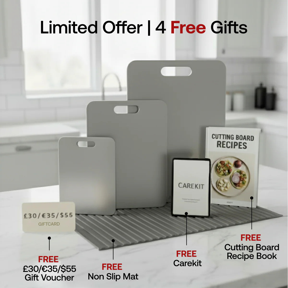 100% Authentic Japanese Titanium Cutting Board