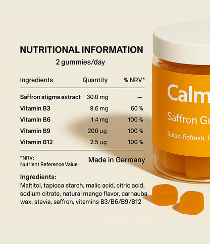 Saffron Gummies for Low Mood & Depression Support