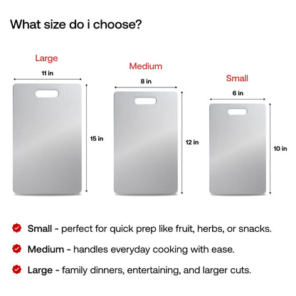 100% Authentic Japanese Titanium Cutting Board